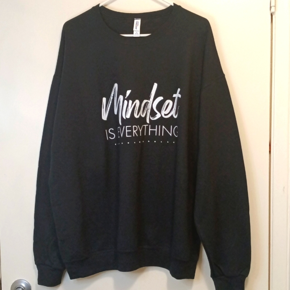 Jerzees XL Black Graphic Sweatshirt